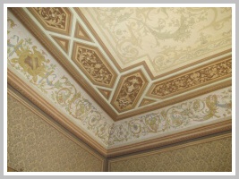Detail stropu v rytskm sle
